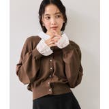 レースカフスドッキングニットカーディガン | VIS  | 詳細画像13 