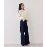 レースカフスドッキングニットカーディガン | VIS  | 詳細画像2 