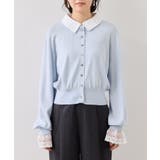 レースカフスドッキングニットカーディガン | VIS  | 詳細画像24 