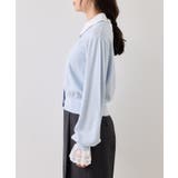 レースカフスドッキングニットカーディガン | VIS  | 詳細画像25 