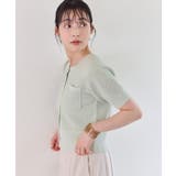 クルーネックコンパクトカーディガン/イージーケア | VIS  | 詳細画像15 