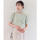 クルーネックコンパクトカーディガン/イージーケア | VIS  | 詳細画像16 