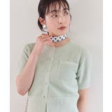 クルーネックコンパクトカーディガン/イージーケア | VIS  | 詳細画像17 