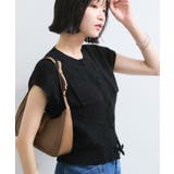 くるみ釦ニットトップスカーデ/洗える | VIS  | 詳細画像10 