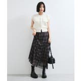 くるみ釦ニットトップスカーデ/洗える | VIS  | 詳細画像12 