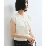 くるみ釦ニットトップスカーデ/洗える | VIS  | 詳細画像14 