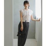 くるみ釦ニットトップスカーデ/洗える | VIS  | 詳細画像2 