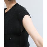 くるみ釦ニットトップスカーデ/洗える | VIS  | 詳細画像21 