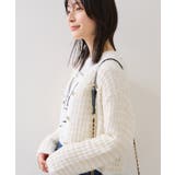 ファンシーツイードメタルボタンカーディガン | VIS  | 詳細画像13 