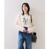 ファンシーツイードメタルボタンカーディガン | VIS  | 詳細画像15 