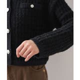 ファンシーツイードメタルボタンカーディガン | VIS  | 詳細画像25 