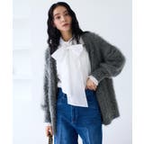 ポップコーンヤーンラメフェザーニットカーディガン/WEB限定FSサイズ | VIS | 詳細画像12