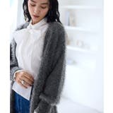 ポップコーンヤーンラメフェザーニットカーディガン/WEB限定FSサイズ | VIS | 詳細画像13