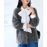 ポップコーンヤーンラメフェザーニットカーディガン/WEB限定FSサイズ | VIS | 詳細画像15