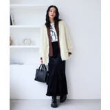 ポップコーンヤーンラメフェザーニットカーディガン/WEB限定FSサイズ | VIS | 詳細画像16