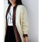 ポップコーンヤーンラメフェザーニットカーディガン/WEB限定FSサイズ | VIS | 詳細画像18