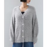 ポップコーンヤーンラメフェザーニットカーディガン/WEB限定FSサイズ | VIS | 詳細画像33