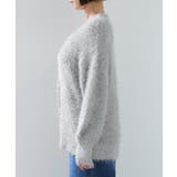 ポップコーンヤーンラメフェザーニットカーディガン/WEB限定FSサイズ | VIS | 詳細画像34