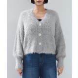 ポップコーンヤーンラメフェザーニットカーディガン/WEB限定FSサイズ | VIS | 詳細画像40