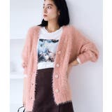 ポップコーンヤーンラメフェザーニットカーディガン/WEB限定FSサイズ | VIS | 詳細画像6