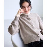 ブラウン系(22) | ハートアソートパール釦ラメミックスカーディガン イージーケア 一部WEB限定カラー | VIS 