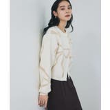 リボンモチーフジャガードカーディガン/イージーケア | VIS  | 詳細画像19 