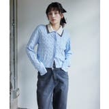 パールケーブルカーディガン | VIS  | 詳細画像5 