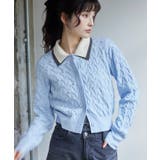 パールケーブルカーディガン | VIS  | 詳細画像6 