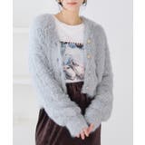 ラビットライクVネックカーディガン/イージーケア・WEB限定カラー | VIS  | 詳細画像27 