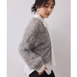 ラビットライクVネックカーディガン/イージーケア・WEB限定カラー | VIS  | 詳細画像31 