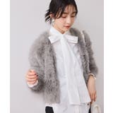 ラビットライクVネックカーディガン/イージーケア・WEB限定カラー | VIS  | 詳細画像32 