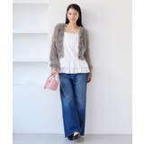 ラビットライクVネックカーディガン/イージーケア・WEB限定カラー | VIS  | 詳細画像33 