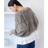 ラビットライクVネックカーディガン/イージーケア・WEB限定カラー | VIS  | 詳細画像35 