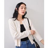 くるみ釦ニットカーディガン | VIS | 詳細画像16