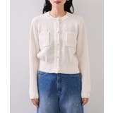 くるみ釦ニットカーディガン | VIS | 詳細画像24