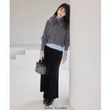 衿ファー取り外しカーディガン | VIS  | 詳細画像24 