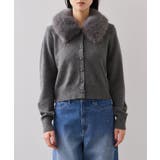 衿ファー取り外しカーディガン | VIS  | 詳細画像27 