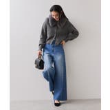 衿ファー取り外しカーディガン | VIS  | 詳細画像3 