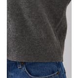 衿ファー取り外しカーディガン | VIS  | 詳細画像35 