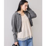 衿ファー取り外しカーディガン | VIS  | 詳細画像9 