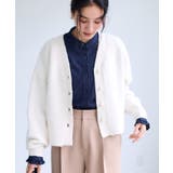 チェックアソートシャギーニットカーディガン/セットアップ対応 | VIS | 詳細画像15