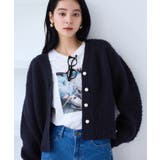 チェックアソートシャギーニットカーディガン/セットアップ対応 | VIS | 詳細画像21