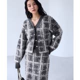 チェックアソートシャギーニットカーディガン/セットアップ対応 | VIS | 詳細画像3