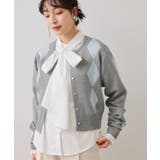 アーガイルカーディガン | VIS | 詳細画像11