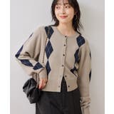 アーガイルカーディガン | VIS | 詳細画像3