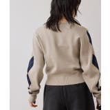 アーガイルカーディガン | VIS | 詳細画像4