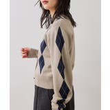 アーガイルカーディガン | VIS | 詳細画像6