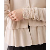 ティアードペプラムニットカーディガン | VIS  | 詳細画像20 