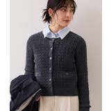 モールベロアケーブルカーディガントップス/イージーケア | VIS | 詳細画像13