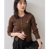 ケーブルコンパクトカーディガン | VIS  | 詳細画像1 